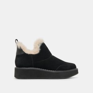 Ardy Plush H2O Booties Onyx Suede