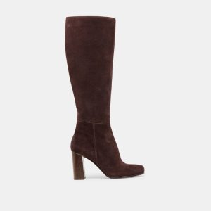 Hudsin Boots Mahogany Suede