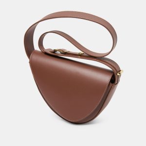 Sabine Shoulder Bag Brown Leather