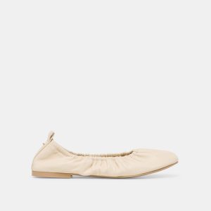 Conrad Ballet Flats Bone Leather