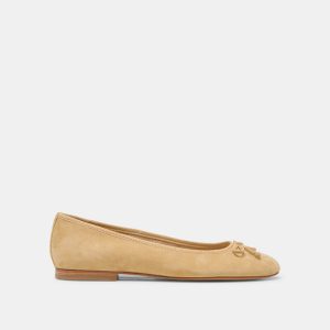 Ritla Ballet Flats Honey Suede