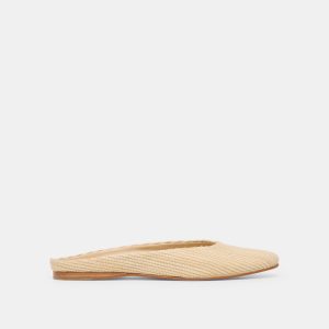 Eila Flats Lt Natural Raffia