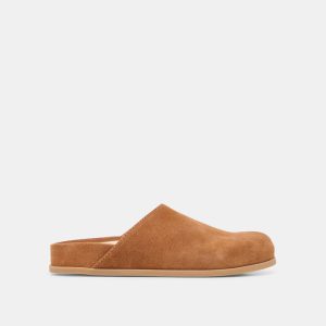 Joney Flats Brown Suede