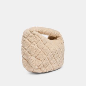 Frankie Handbag Natural Plush