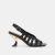 BLACK WOVEN LEATHER