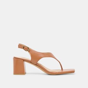 Yves Heels Saddle Leather