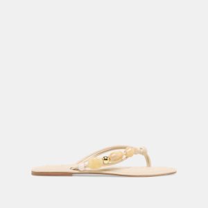 Cely Sandals Ivory Leather