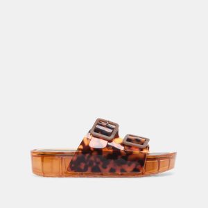 Julio X Sandals Tortoise Vinyl