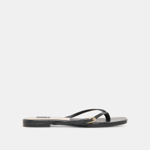 Malta Sandals Black Leather