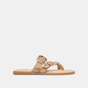 Shore Sandals Camel Suede